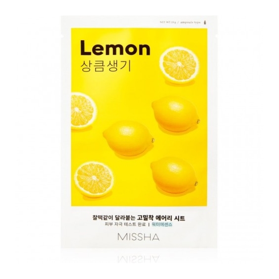 Missha Lemon - Maschera Viso In Tessuto Illuminante E Uniformante 19 G