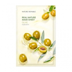 Nature Republic Real Nature Mask Sheet Olive - Maschera In Tessuto