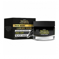 Retinol Complex Ultra Luxury Mask Black Mask - Maschera Viso Purificante 50 Ml