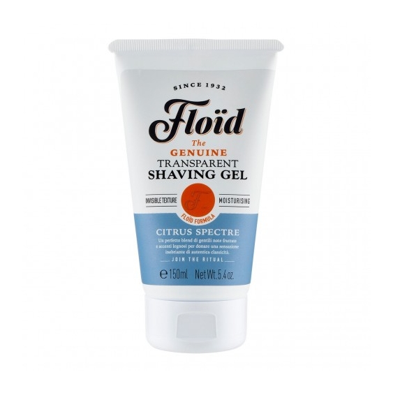Floid The Genuine Transparent Shaving Gel Citrus Spectre - Gel Da Barba Trasparente 150 Ml