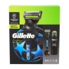 Gillette Labs Uefa Champions League Special Edition - Kit Rasatura Con 1 Lametta + Manico + Gancio + Gel Da Barba 198 Ml