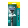 Gillette Mach 3 - Manico + 5 Testine Di Ricambio