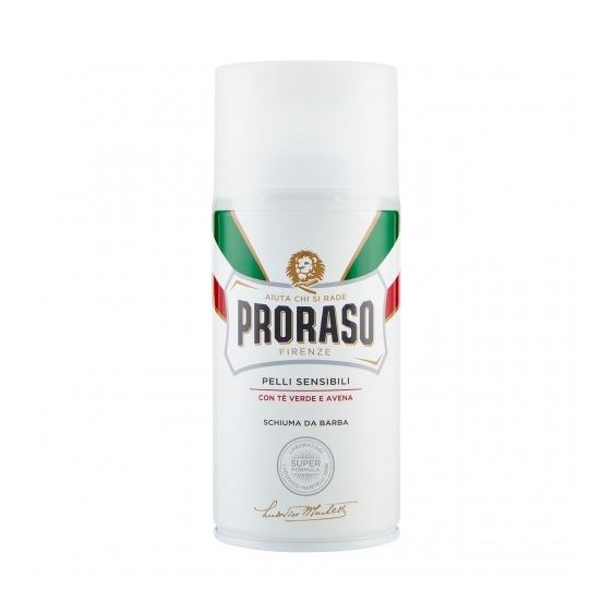 Proraso Schiuma Da Barba Per Pelli Sensibili Con Te Verde E Avena 300 Ml