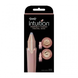 Wilkinson Intuition Perfect Finish Facial Duo - Rifinitore Viso Con Doppio Attacco Per Depilazione Precisa E Indolore