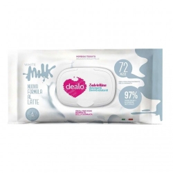 Dealo White Milk - 72 Salviettine Detergenti XL