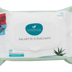 Vantage 20 Salviette Struccanti Con Aloe Vera