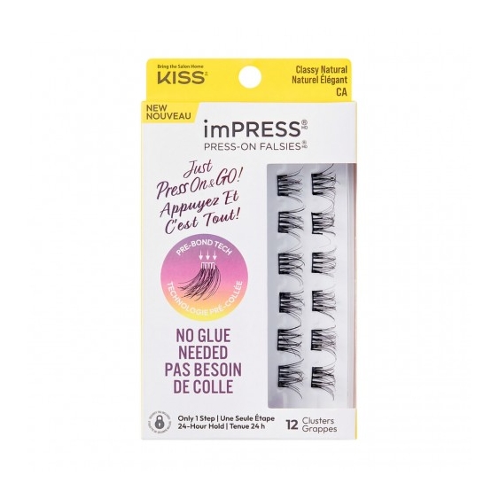 Kiss Impress Just Press On And Go - Ciglia Finte N. S01C