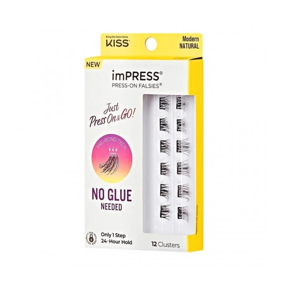 Kiss Impress Just Press On And Go - Ciglia Finte N. S02C