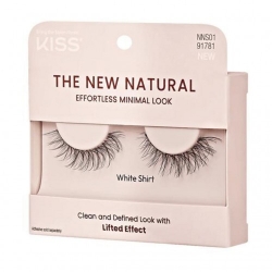 Kiss The New Natural - Ciglia Finte White Shirt