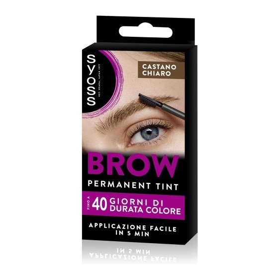 Syoss Brow Permanent Tint - Tinta Sopracciglia - Castano Chiaro