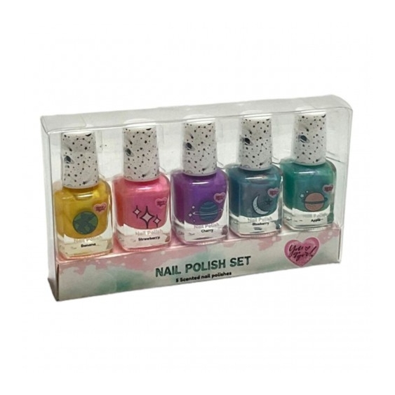 You Go Girl Nail Polish Set - 5 Smalti Profumati Per Unghie