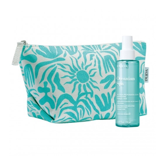 Pupa Oceanian Spa - Acqua Profumata Corpo Benessere 150 Ml + Pochette