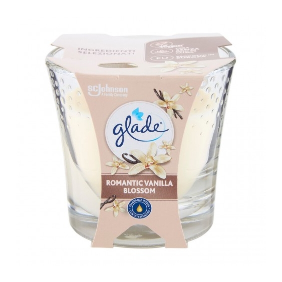 Glade Romantic Vanilla Blossom - Candela Profumata Da 112 G