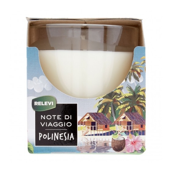 Relevi Note Di Viaggio Polinesia - Candela Profumata 120 G