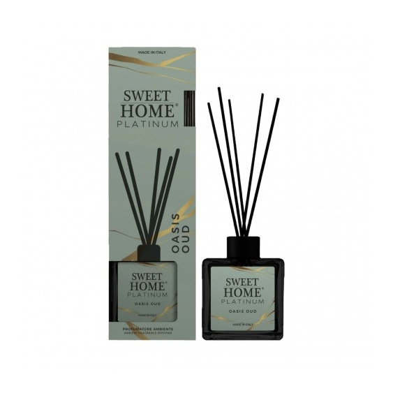 Sweet Home Platinum Oasis Oud - Diffusore Profumato Con Bastoncini 100 Ml