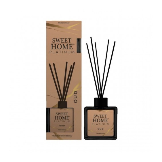 Sweet Home Platinum Oud - Diffusore Profumato Con Bastoncini 100 Ml