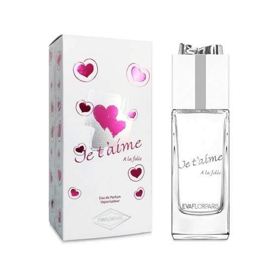 Evaflor Je Tiaime A La Folie - Eau De Parfum Donna 100 Ml Vapo