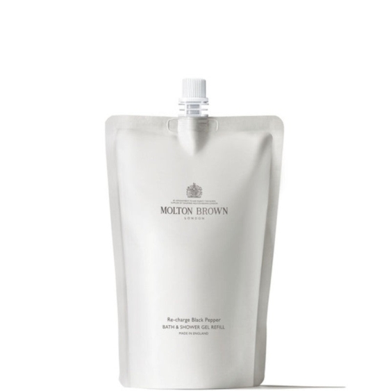 Molton Brown Re-Charge Black Pepper - Gel Doccia Ricarica da 400 Ml