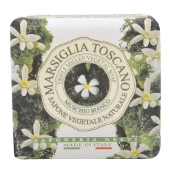 Saponeria Nesti Marsiglia Toscano Muschio Bianco - Sapone Vegetale Naturale 200 Gr