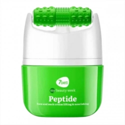 7Days Peptide V-Shaping - Crema Viso Schiarente Anti-EtÃ  E Lifting Con Rullo Massaggiante 40 Ml
