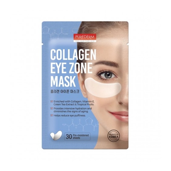 Purederm Collagen Eye Zone Mask 30 fogli pre-inumiditi
