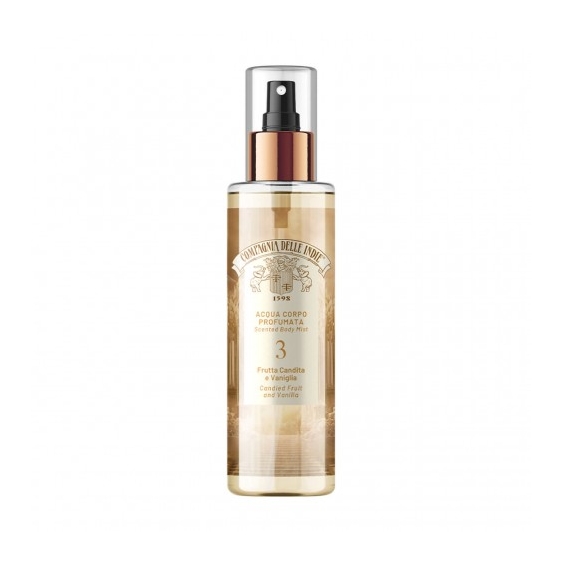 Compagnia Delle Indie 3 Candita E Vaniglia - Acqua Corpo Profumata 200 Ml