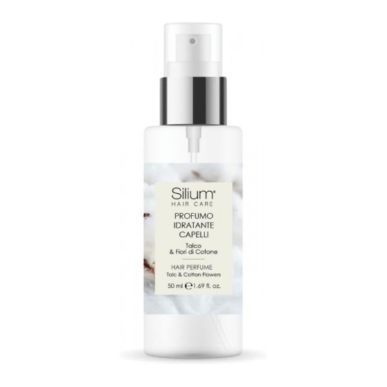 Silium Profumo Idratante Capelli con Talco & Fiori di cotone  50 Ml