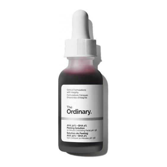 The Ordinary Aha 30% + Bha 2% Peeling Solution - Trattamento Esfoliante Avanzato 30 Ml