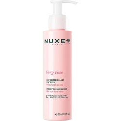 Nuxe Very Rose Creamy Cleansing Milk - Latte Struccante Vellutato Idratante E Lenitivo 200 Ml