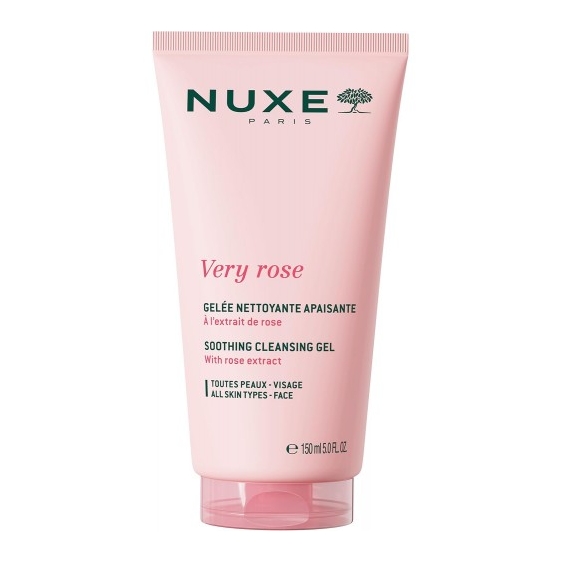 Nuxe Very Rose Soothing Cleansing Gel Detergente Lenitivo Viso Per Tutti I Tipi Di Pelle 150 Ml