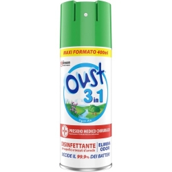 Oust 3 In 1 Open Air - Disinfettante E Dodorante Per Superfici E Tessuti 400 Ml