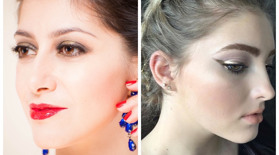 Look di Capodanno: make up glitterato